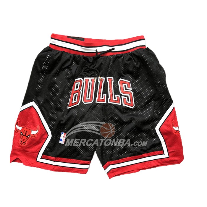 Pantaloni Chicago Bulls Just Don Nero3